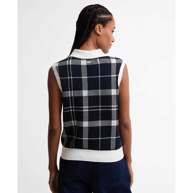 Barbour Allerdale Tartan Knitted Vest image number 1
